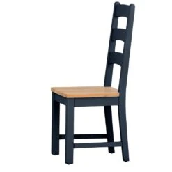 Salisbury Blue Painted Oak Dining Chair -Furniture Specialty Store lp ch b 4