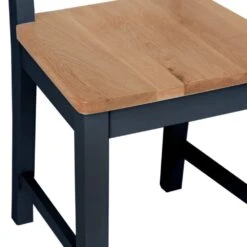 Salisbury Blue Painted Oak Dining Chair -Furniture Specialty Store lp ch b 6