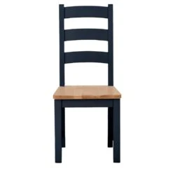 Salisbury Blue Painted Oak Dining Chair -Furniture Specialty Store lp ch b 9