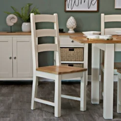 Salisbury Ivory Painted Oak Dining Chair