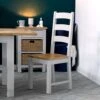 Salisbury Grey Painted Oak Dining Chair