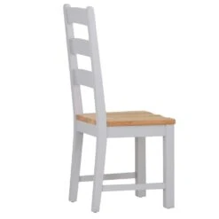 Salisbury Grey Painted Oak Dining Chair -Furniture Specialty Store lp ch g 2