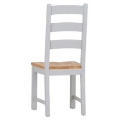 Salisbury Grey Painted Oak Dining Chair -Furniture Specialty Store lp ch g 3