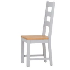 Salisbury Grey Painted Oak Dining Chair -Furniture Specialty Store lp ch g 4
