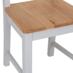 Salisbury Grey Painted Oak Dining Chair -Furniture Specialty Store lp ch g 6
