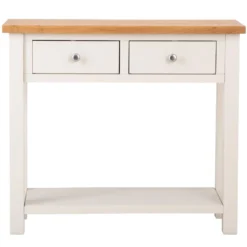 Salisbury Ivory Painted Oak Console Table -Furniture Specialty Store lp con c 11
