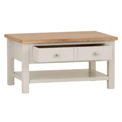 Salisbury Ivory Painted Oak Coffee Table -Furniture Specialty Store lp ct c 2