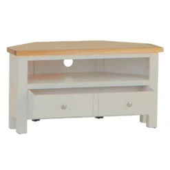 Salisbury Ivory Painted Oak Corner TV Unit 13 Salisbury Ivory Painted Oak Corner TV Unit -Furniture Specialty Store lp ctv c 2