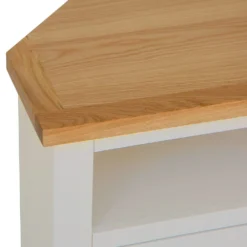 Salisbury Ivory Painted Oak Corner TV Unit 14 Salisbury Ivory Painted Oak Corner TV Unit -Furniture Specialty Store lp ctv c 4