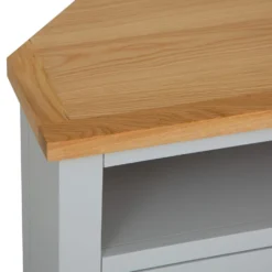 Salisbury Grey Painted Oak Corner TV Unit -Furniture Specialty Store lp ctv g 4