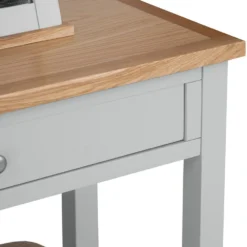 Salisbury Grey Painted Oak Dressing Table, Stool & Dressing Mirror -Furniture Specialty Store lp dts g 9