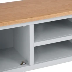 Salisbury Grey Painted Oak Large TV Unit 17 Salisbury Grey Painted Oak Large TV Unit -Furniture Specialty Store lp ltv g 3