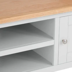 Salisbury Grey Painted Oak Large TV Unit 18 Salisbury Grey Painted Oak Large TV Unit -Furniture Specialty Store lp ltv g 8