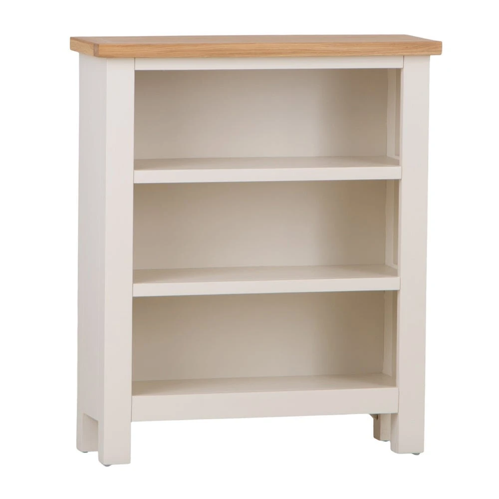Salisbury Ivory Painted Oak Small Bookcase 2 Salisbury Ivory Painted Oak Small Bookcase - Image 2