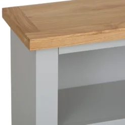 Salisbury Grey Painted Oak Small Bookcase -Furniture Specialty Store lp sbc g 2