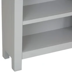 Salisbury Grey Painted Oak Small Bookcase -Furniture Specialty Store lp sbc g 3