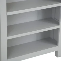 Salisbury Grey Painted Oak Small Bookcase -Furniture Specialty Store lp sbc g 4