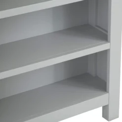 Salisbury Grey Painted Oak Small Bookcase -Furniture Specialty Store lp sbc g 6