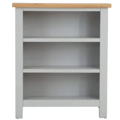 Salisbury Grey Painted Oak Small Bookcase -Furniture Specialty Store lp sbc g 7
