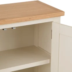 Salisbury Ivory Painted Oak Small Cupboard 18 Salisbury Ivory Painted Oak Small Cupboard -Furniture Specialty Store lp scup c 4