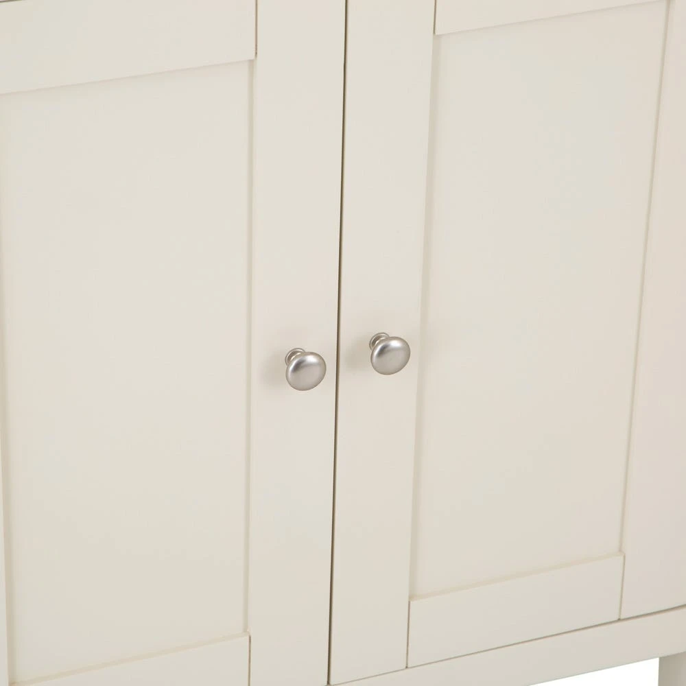 Salisbury Ivory Painted Oak Small Cupboard 9 Salisbury Ivory Painted Oak Small Cupboard - Image 9