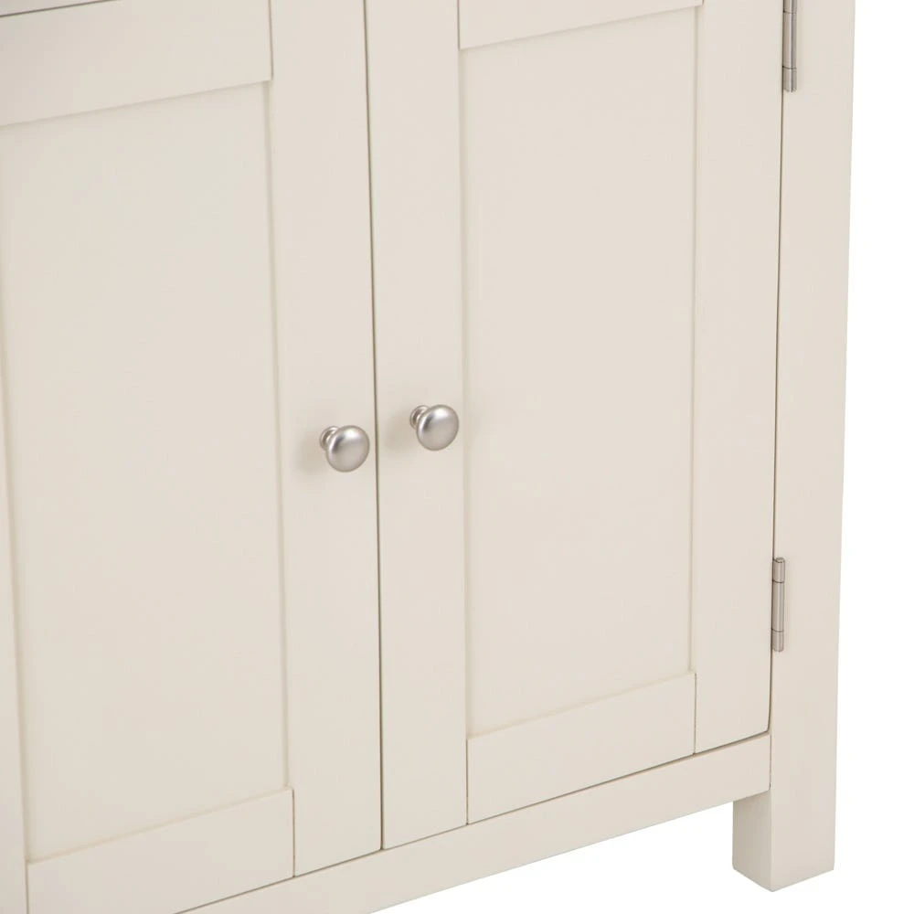 Salisbury Ivory Painted Oak Small Cupboard 5 Salisbury Ivory Painted Oak Small Cupboard - Image 5