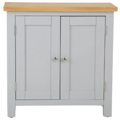 Salisbury Grey Painted Oak Small Cupboard -Furniture Specialty Store lp scup g 10