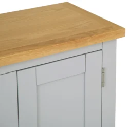 Salisbury Grey Painted Oak Small Cupboard -Furniture Specialty Store lp scup g 6
