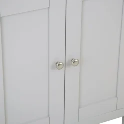 Salisbury Grey Painted Oak Small Cupboard -Furniture Specialty Store lp scup g 7