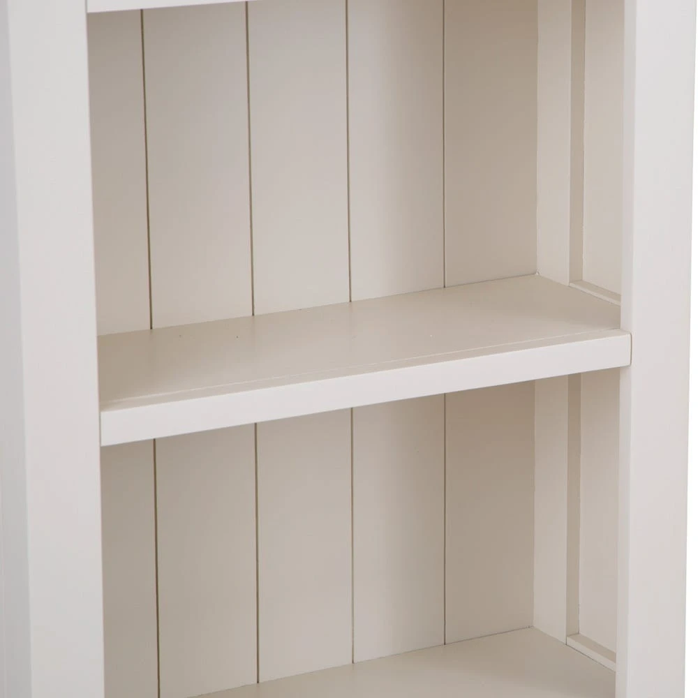 Salisbury Ivory Painted Oak Small Narrow Bookcase 4 Salisbury Ivory Painted Oak Small Narrow Bookcase - Image 4
