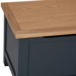 Salisbury Blue Painted Oak Blanket Box -Furniture Specialty Store lp bb b 10