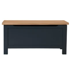 Salisbury Blue Painted Oak Blanket Box -Furniture Specialty Store lp bb b 15