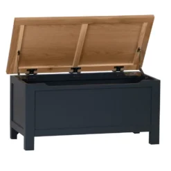 Salisbury Blue Painted Oak Blanket Box -Furniture Specialty Store lp bb b 2