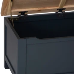 Salisbury Blue Painted Oak Blanket Box -Furniture Specialty Store lp bb b 3