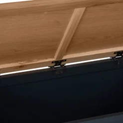 Salisbury Blue Painted Oak Blanket Box -Furniture Specialty Store lp bb b 8