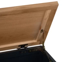 Salisbury Blue Painted Oak Blanket Box -Furniture Specialty Store lp bb b 9