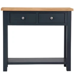 Salisbury Blue Painted Oak Console Table 26 Salisbury Blue Painted Oak Console Table -Furniture Specialty Store lp con b 12