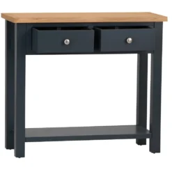 Salisbury Blue Painted Oak Console Table 16 Salisbury Blue Painted Oak Console Table -Furniture Specialty Store lp con b 2