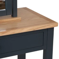 Salisbury Blue Painted Oak Dressing Table, Stool & Dressing Mirror -Furniture Specialty Store lp dt b 10