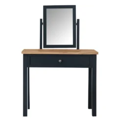 Salisbury Blue Painted Oak Dressing Table, Stool & Dressing Mirror -Furniture Specialty Store lp dt b 12