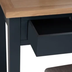 Salisbury Blue Painted Oak Dressing Table, Stool & Dressing Mirror -Furniture Specialty Store lp dt b 4