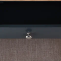 Salisbury Blue Painted Oak Dressing Table, Stool & Dressing Mirror -Furniture Specialty Store lp dt b 5