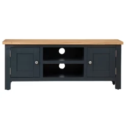 Salisbury Blue Painted Oak Large TV Unit -Furniture Specialty Store lp ltv b 13