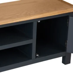 Salisbury Blue Painted Oak Large TV Unit -Furniture Specialty Store lp ltv b 4