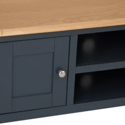 Salisbury Blue Painted Oak Large TV Unit -Furniture Specialty Store lp ltv b 8