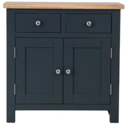 Salisbury Blue Painted Oak Mini Sideboard -Furniture Specialty Store lp sms b 12