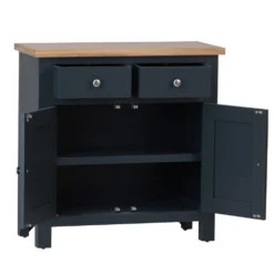 Salisbury Blue Painted Oak Mini Sideboard -Furniture Specialty Store lp sms b 2