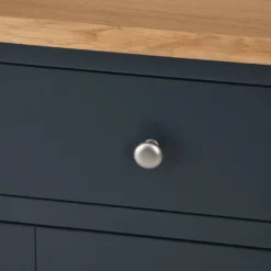 Salisbury Blue Painted Oak Small 2 Door Sideboard -Furniture Specialty Store lp sts b 12