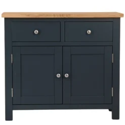 Salisbury Blue Painted Oak Small 2 Door Sideboard -Furniture Specialty Store lp sts b 14