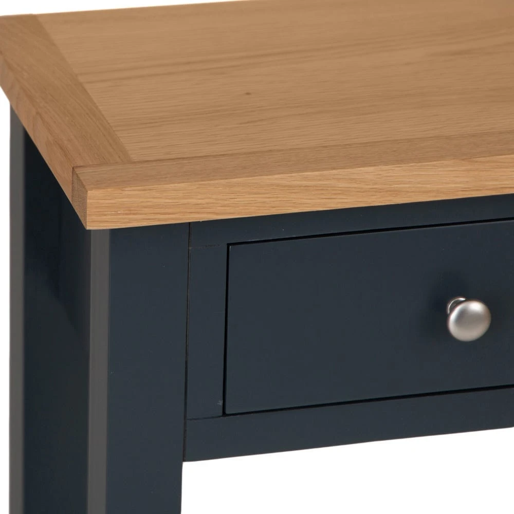 Salisbury Blue Painted Oak Telephone Table 4 Salisbury Blue Painted Oak Telephone Table - Image 4